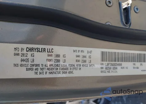 2008 Jeep Patriot Sport from USA, damaged, VIN 1J8FT28W58D540608